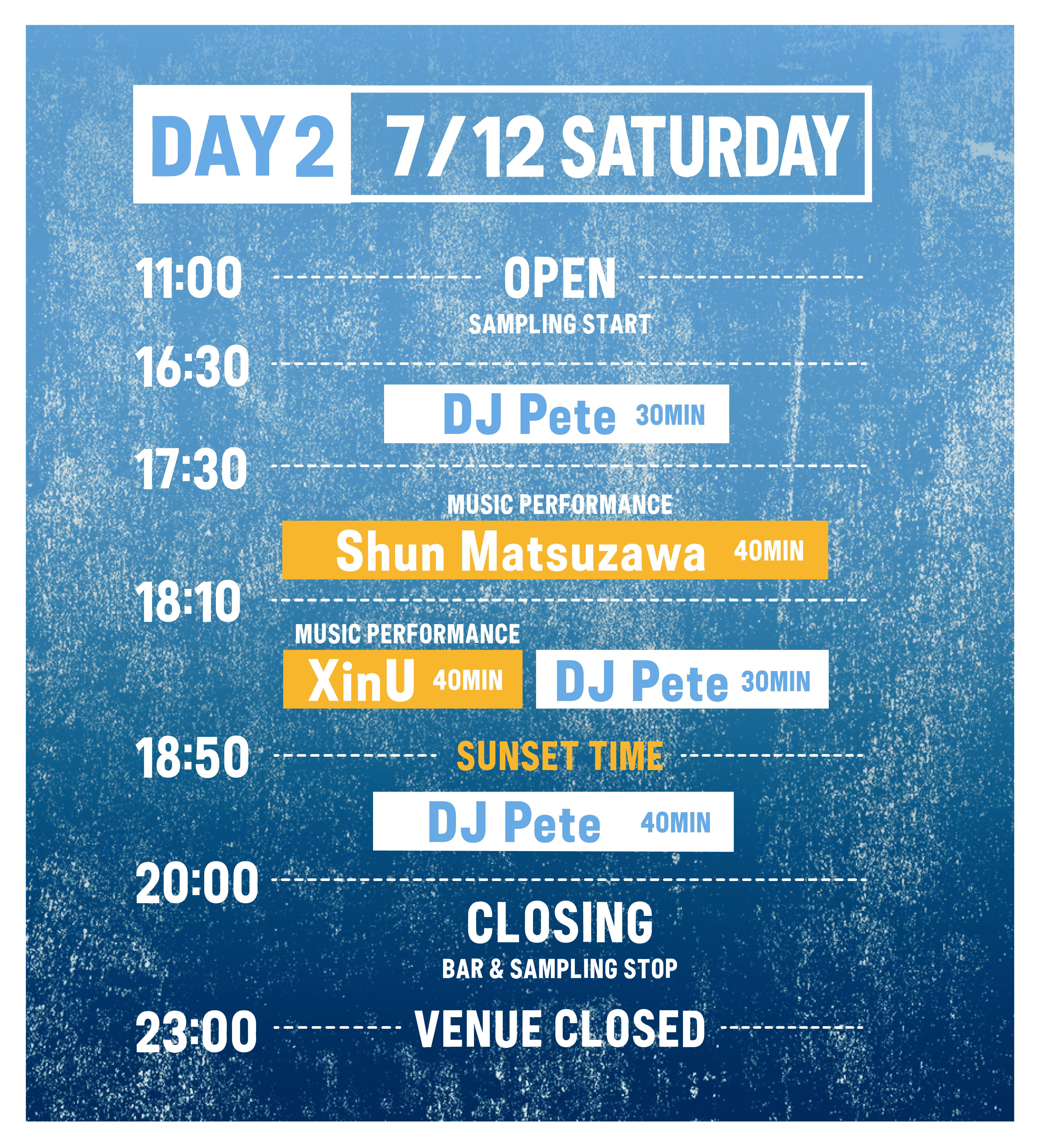 Day2 7/12 Saturday