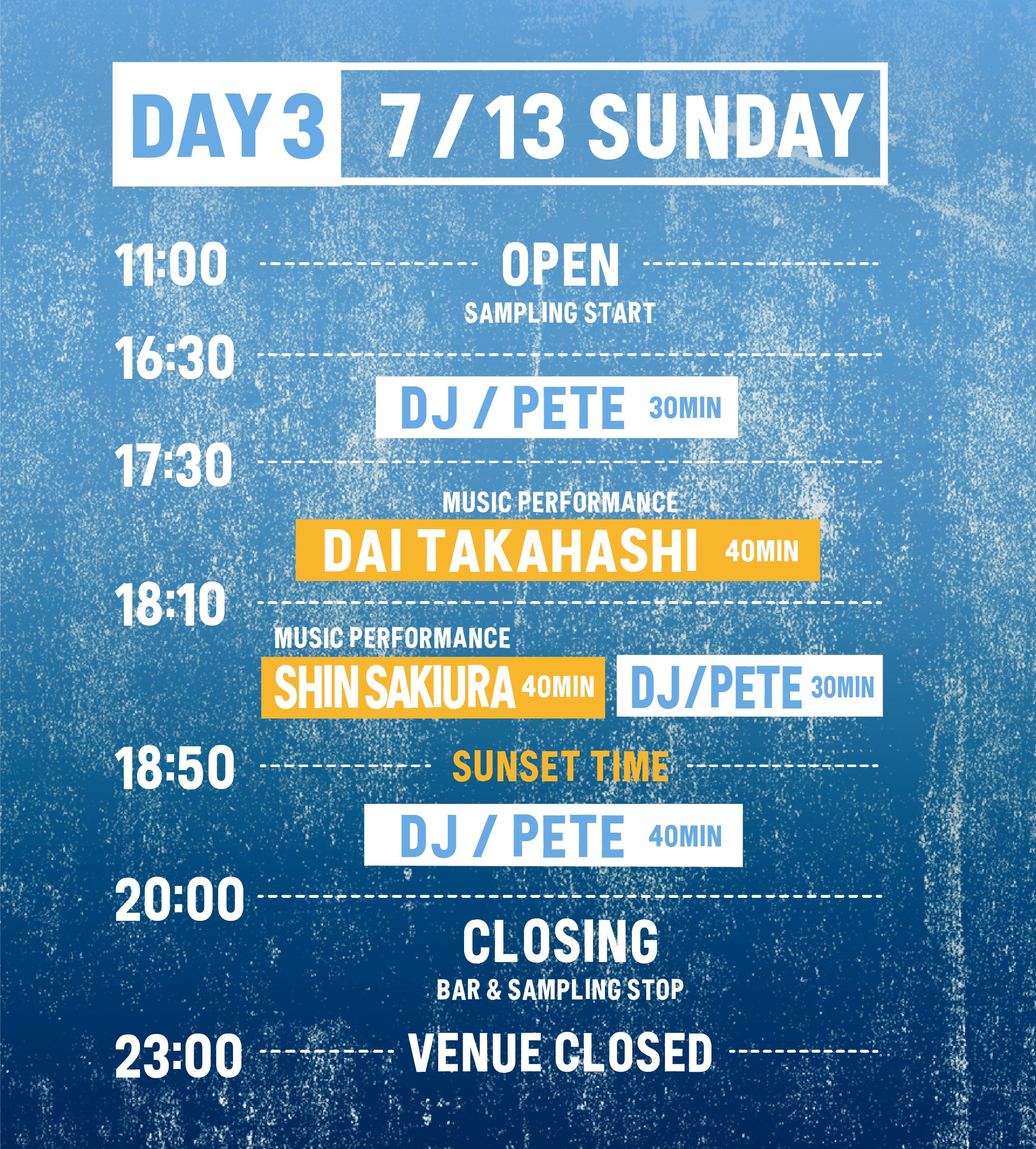 Day3 7/13 Sunday