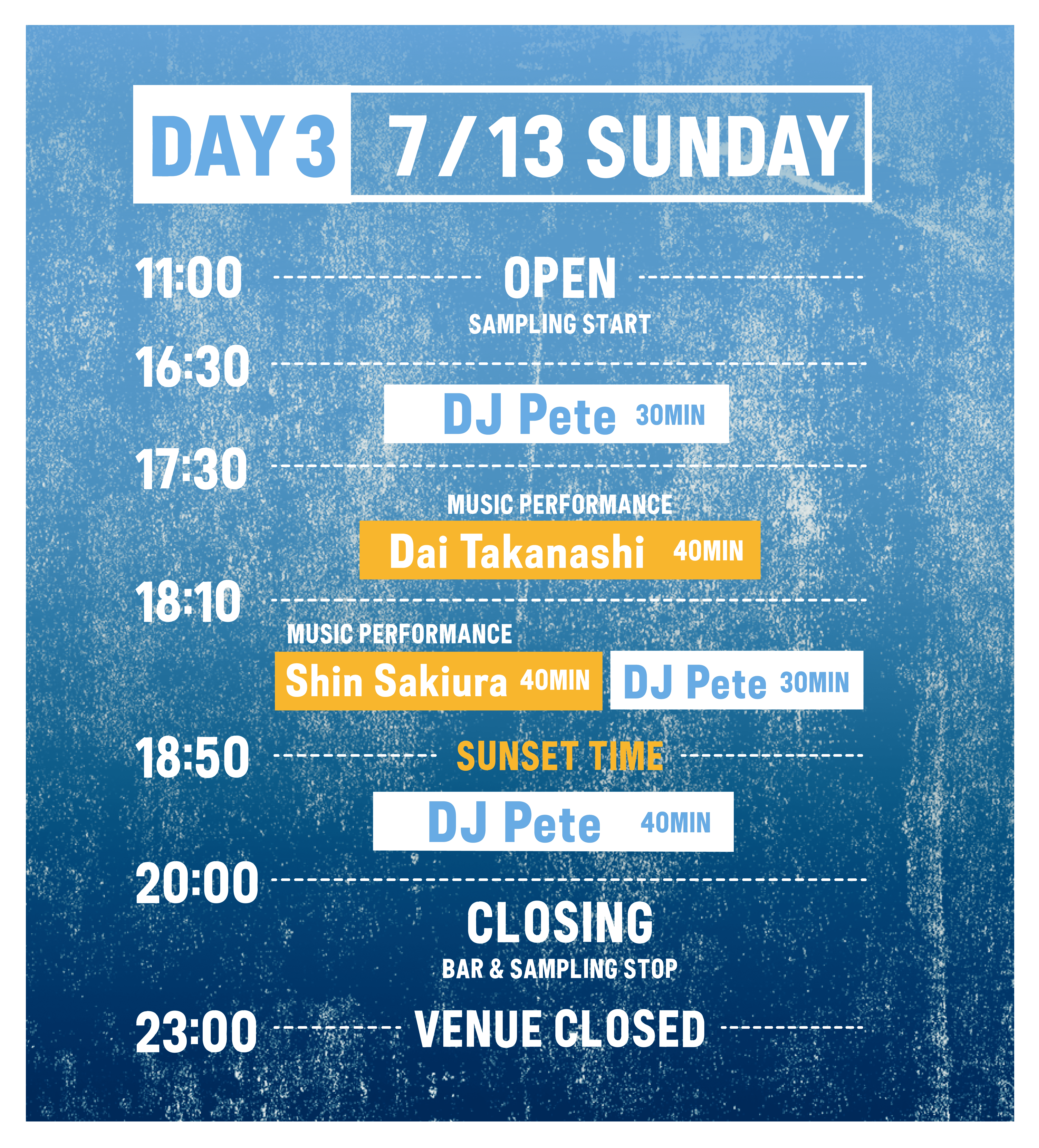 Day3 7/13 Sunday